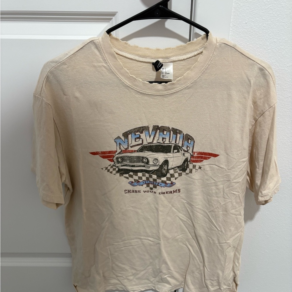 Divided Cream Nevada Graphic Tee